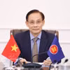 越共中央政治局委员、外交部长黎怀忠。图自越通社