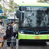 河内市提出绿色能源公交车转型路线图。图自越通社