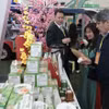 国际游客参观春季博览会。图自越通社