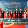 广宁省首座太阳能发电厂开工仪式。图自vnexpress.net