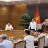 关于全国范围内推广E10生物汽油情况的会议现场。图自越通社