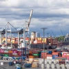 德国汉堡的货运港口。图自新华社/越通社
