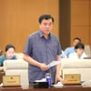 工贸部副部长阮生日新发表讲话。图自越通社