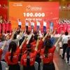 5月30日，2025年“红色之旅” 无偿献血活动开幕式在越南中央血液学与输血医学院举行。图自越通社