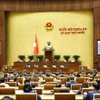 越南第十五届国会第十次会议场景。图自越通社