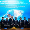 胡志明市科学技术局与Accelerated Infrastructure Capital领导签署人工智能数据中心项目合作备忘录。图自越通社