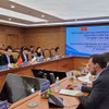 越法经济高级年度对话会在河内举行。图自越通社