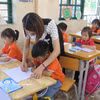 老街省光金小学。图自越通社