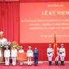 越共中央政治局委员、中央书记处常务书记陈锦秀出席典礼。图自越通社