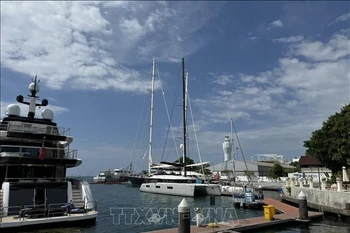 印度尼西亚伯诺阿（Benoa）港。图自越通社