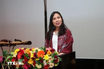 越南驻斯里兰卡大使郑氏心。图自越通社