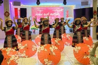 “2026丙午年家乡之春”活动文艺节目。图自越通社