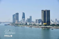 岘港市的一角。图自越通社