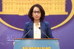 越南外交部发言人范秋姮 图自越通社
