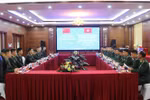 会谈场景 图自越通社