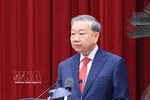 越共中央总书记苏林主持会议并致开幕词 图自越通社
