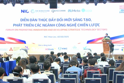 论坛现场。图自越通社