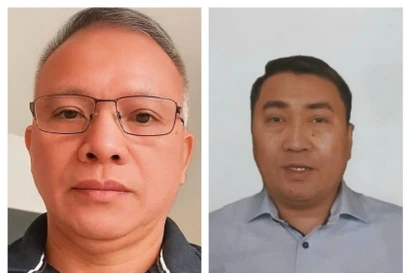 阮文台（左）和黎忠科（右）。