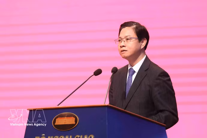 越南外交部副部长吴黎文 图自越通社
