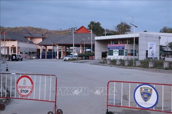 2025年12月26日，泰国占他武里府边境口岸。图自新华社/越通社