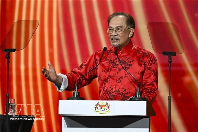 马来西亚总理安瓦尔·易卜拉欣。图自越通社