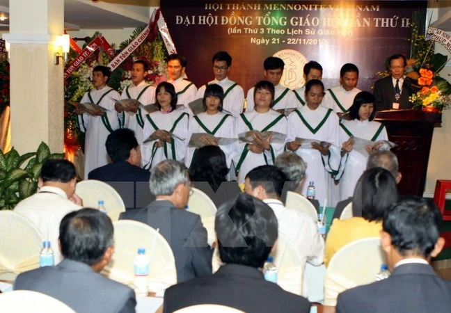 越南门诺派教会第三次大会开幕 | Vietnam+ (VietnamPlus)