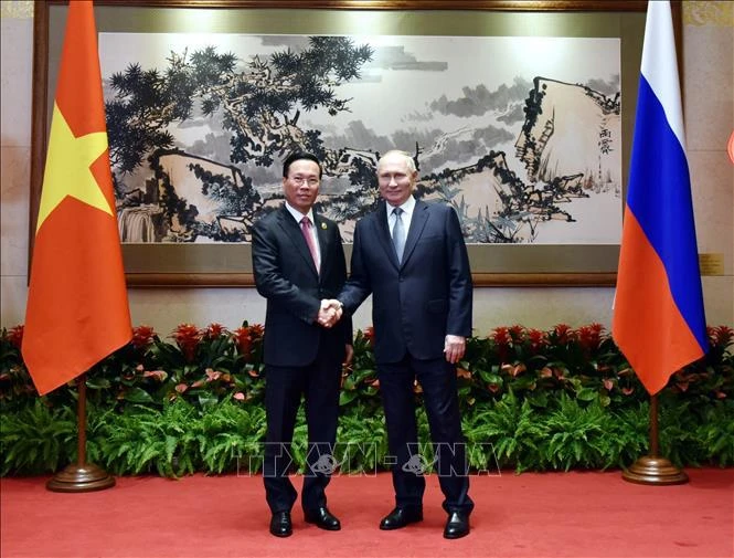越南国家主席武文赏会见俄罗斯联邦总统弗拉基米尔·普京