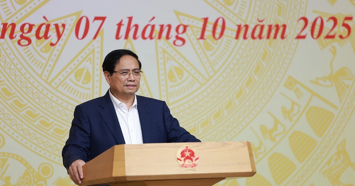 范明正总理在会上发表讲话。（图片来源：越通社）