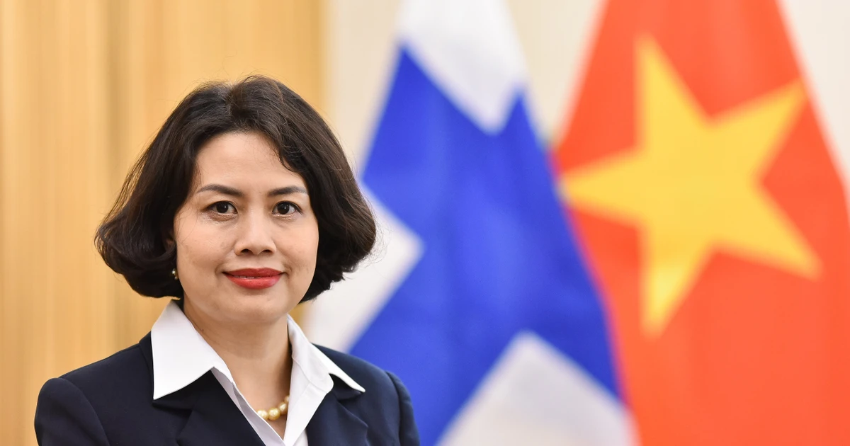 越南驻芬兰大使范氏清平。（图片来源：越通社）