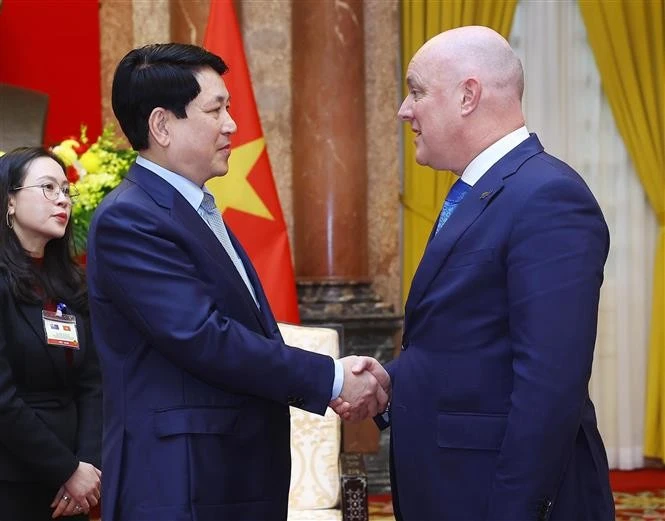 越南国家主席梁强会见新西兰总理克里斯托弗·卢克森 | Vietnam+ (VietnamPlus)