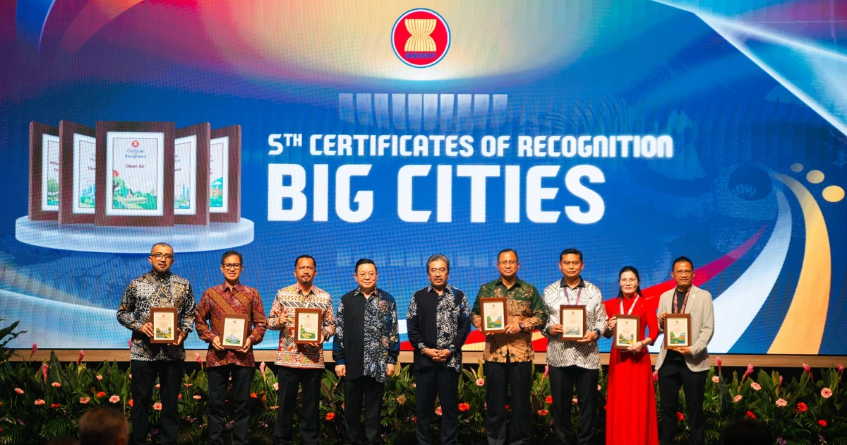 海防市荣获第五届COR证书,类别为“生物多样性与绿色空间城市”。(图片来源:越通社)