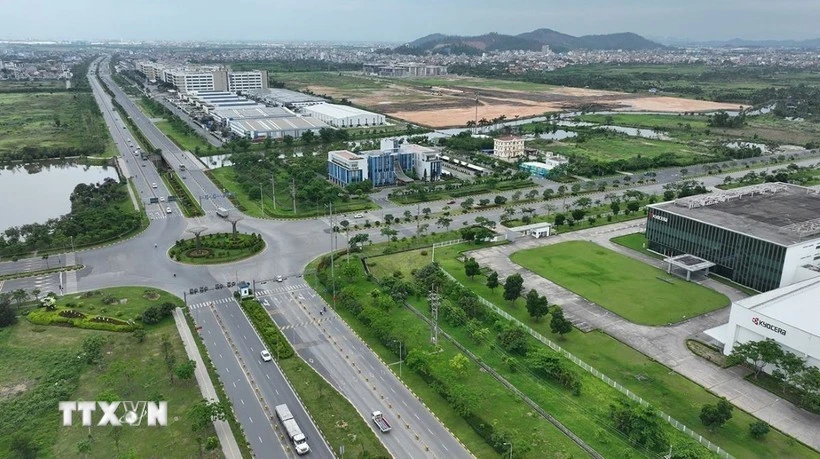 海防市的工业园区。