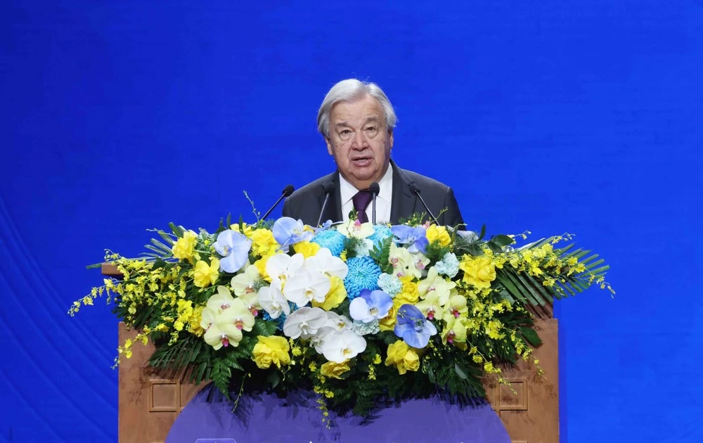 联合国秘书长安东尼奥·古特雷斯。(图片来源:越通社)