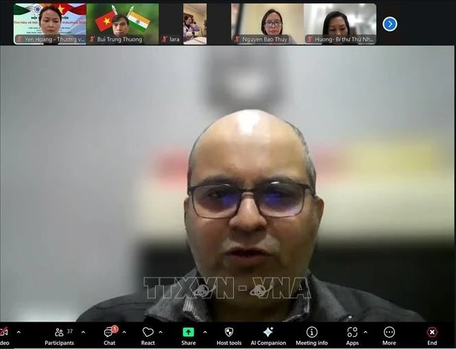 印度贸易促进委员会贸易促进与政府关系司副司长萨钦·库马尔。（图片来源：越通社）