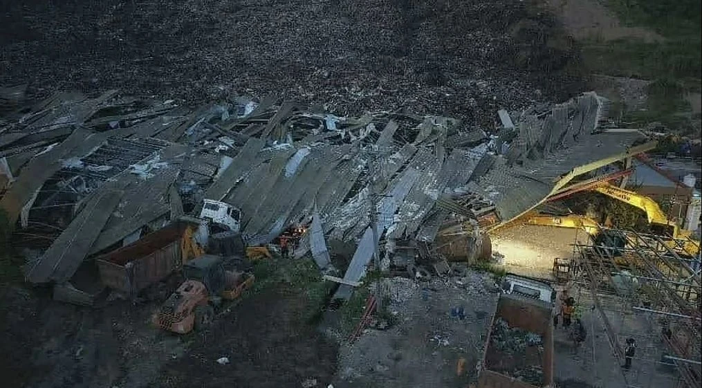 事发现场。（图片来源：越通社）