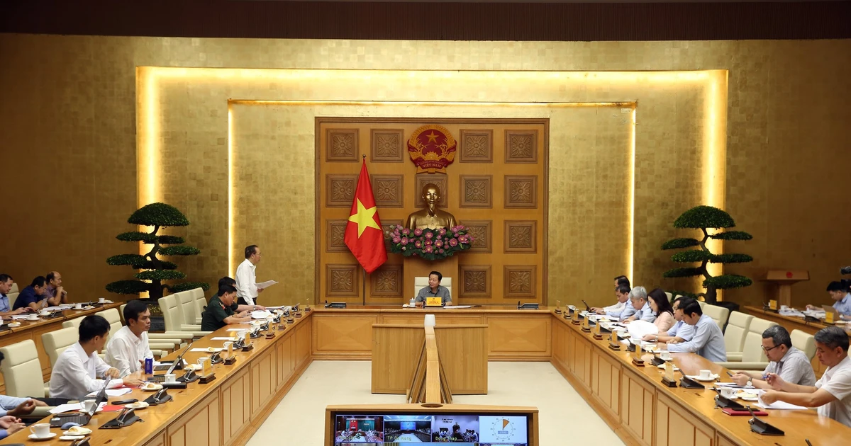陈红河副总理主持召开会议。（图片来源：越通社）