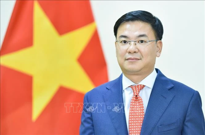 越南驻日本大使范光效。（图片来源：越通社）