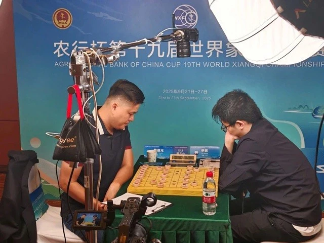 越南头号棋手赖李兄夺得世界象棋锦标赛标准棋个人冠军。（图片来源：越通社）