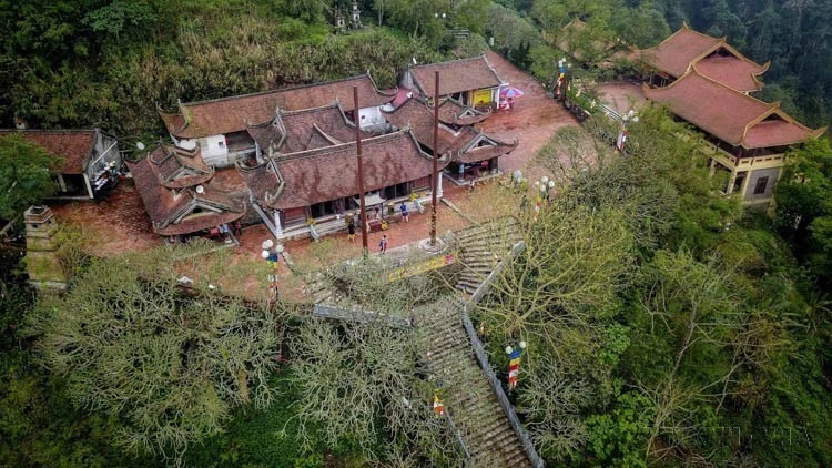 属于安子历史遗迹群的广宁省华安寺。