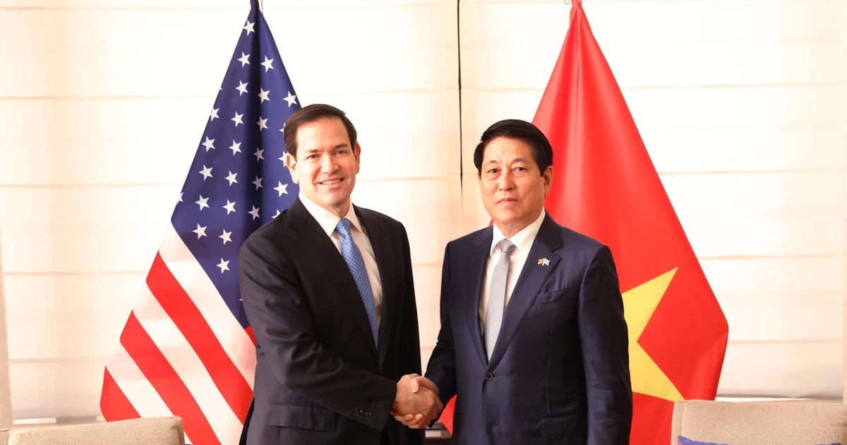 国家主席梁强会见美国国务卿马可·鲁比奥 | Vietnam+ (VietnamPlus)
