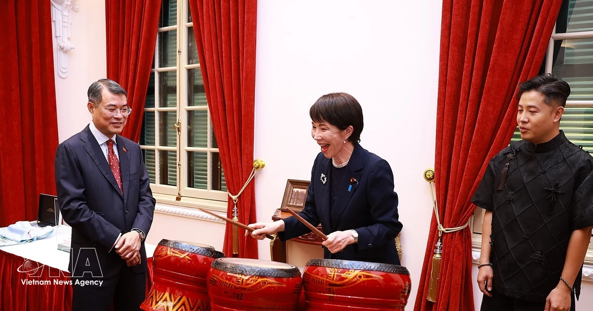 黎明兴总理主持隆重宴会招待日本首相高市早苗 | Vietnam+ (VietnamPlus)