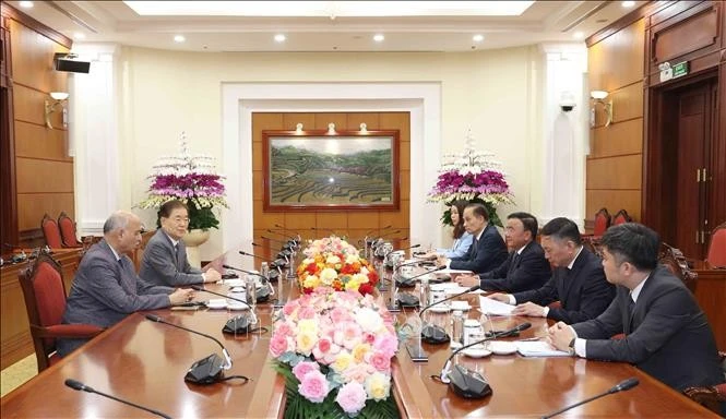 会见场景。（图片来源：越通社）