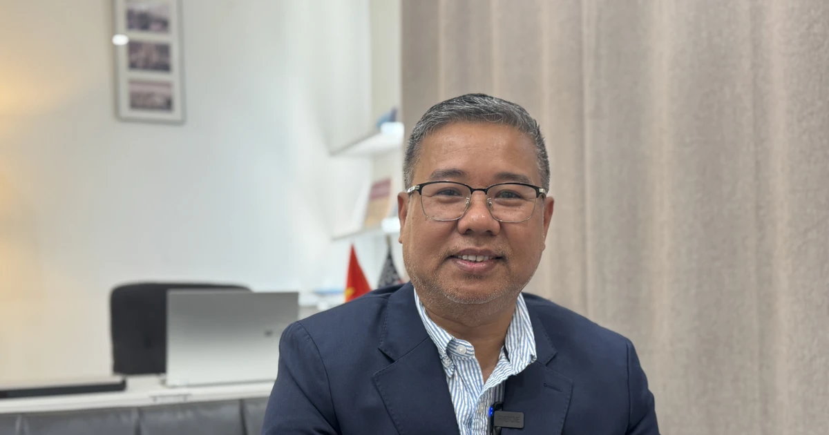 DMV地区企业家与爱国者俱乐部主任阮光青。（图片来源：越通社）