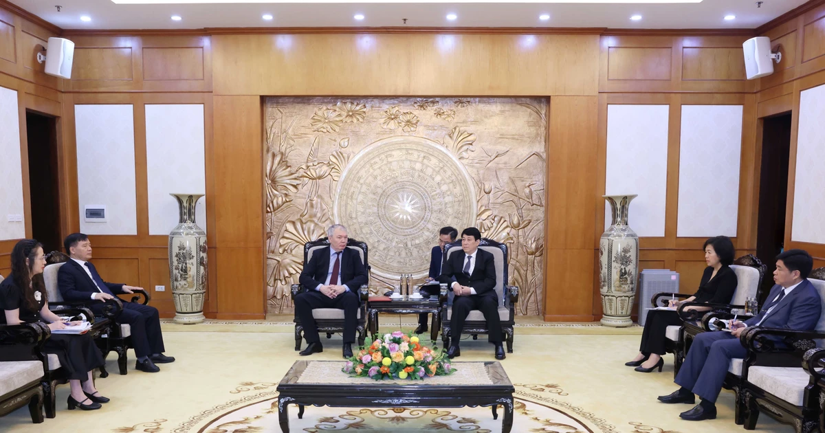 越共中央书记处常务书记梁强会见俄罗斯联邦共产党副主席 | Vietnam+ (VietnamPlus)
