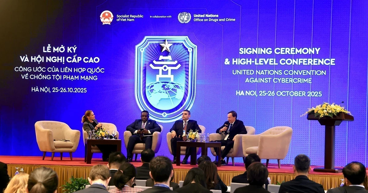 “分享虚拟资产和洗钱相关案件的调查与电子证据收集经验”的高级别讨论会。(图片来源:越通社)