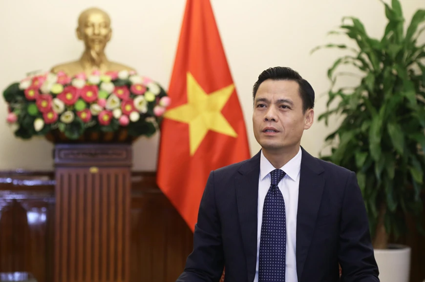 越南外交部副部长邓黄江。（图片来源：越通社）