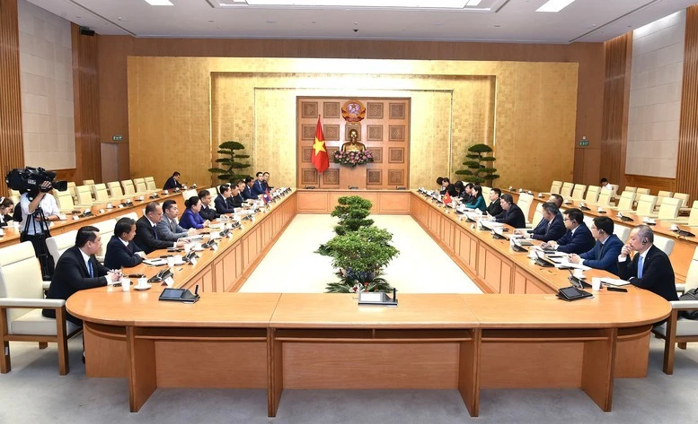 会见场景。