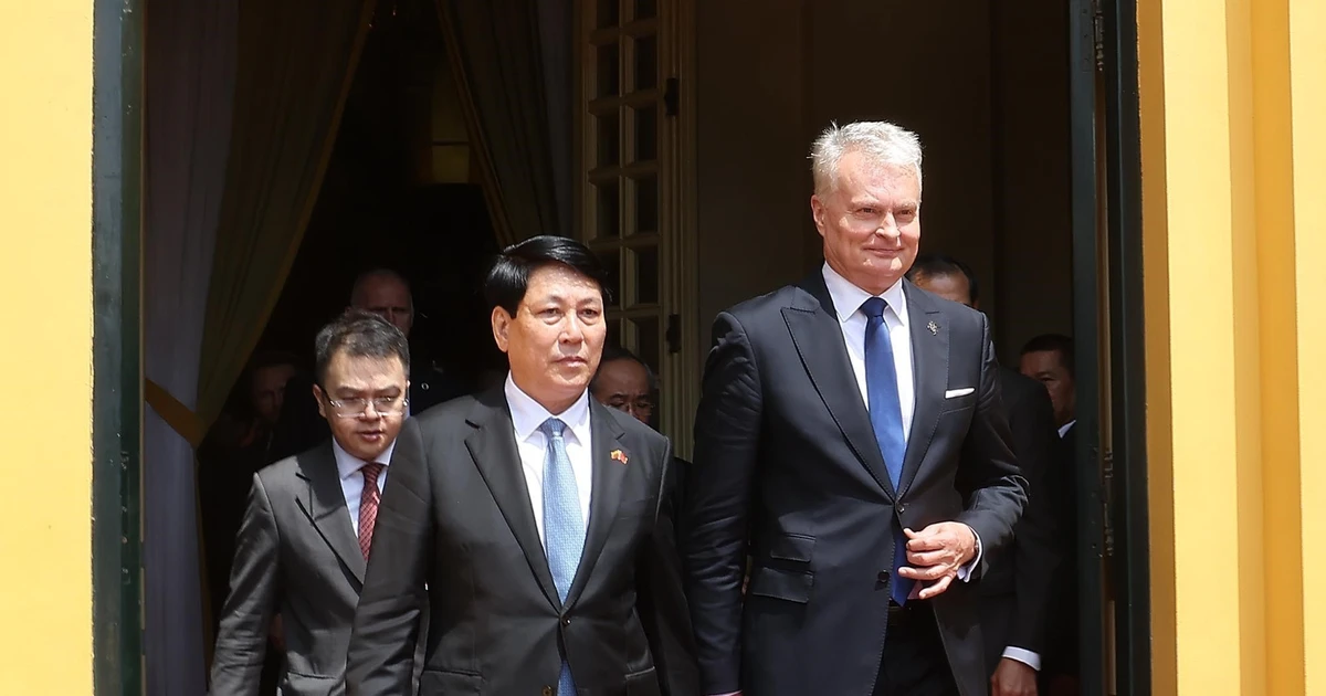 梁强与立陶宛总统会谈 | Vietnam+ (VietnamPlus)