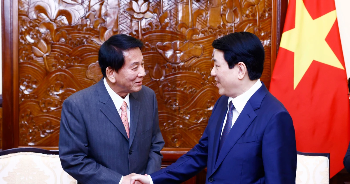 国家主席梁强会见前越日关系特别大使杉良太郎 | Vietnam+ (VietnamPlus)
