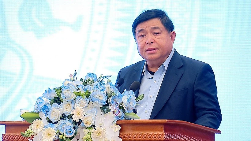 阮志勇副总理出席计划投资与统计部门传统日80周年纪念活动。